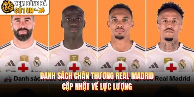 Danh Sách Chấn Thương Real Madrid - Cập Nhật Về Lực Lượng